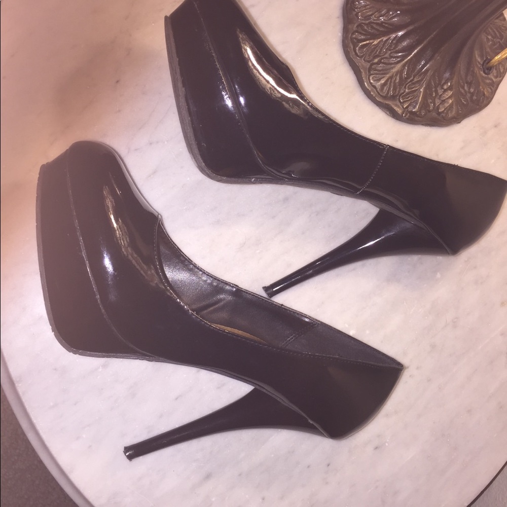 Donated Cute - Candies Black Patent Heels - Picture 5 of 7